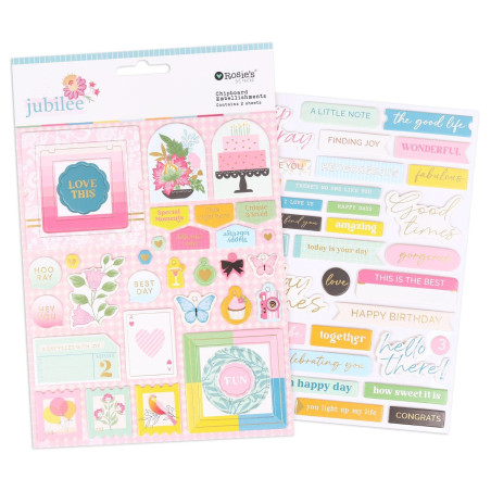 Rosies Studio  Jubilee Chipboard Embellishment