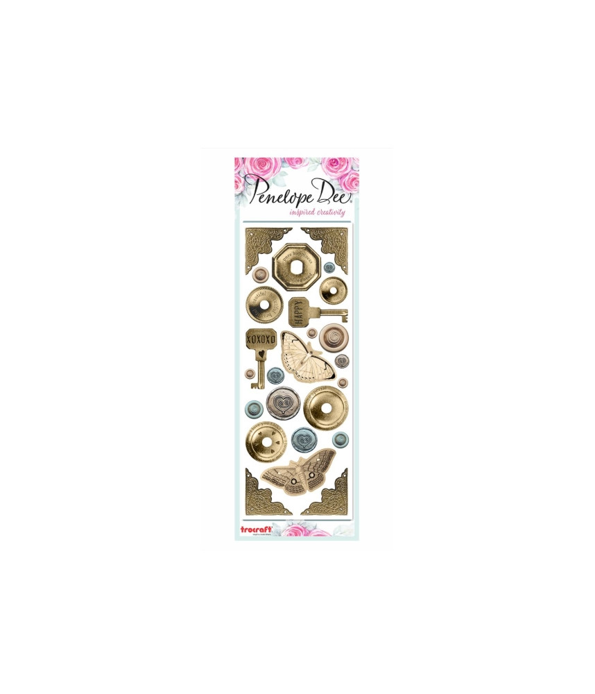 Penelope Dee - Gilded Garden Journal Stickers