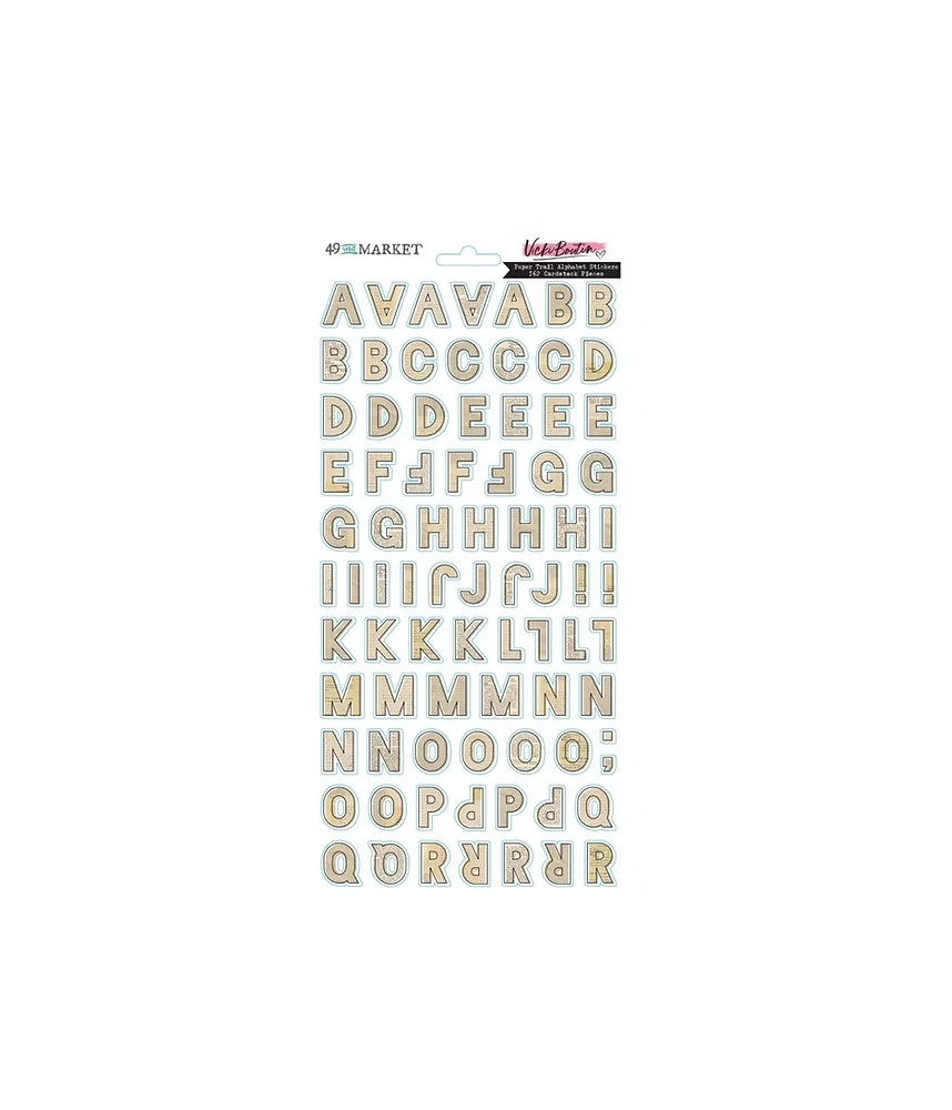 49 and Market Vicki Boutin Paper Trail Alphabet Stickers