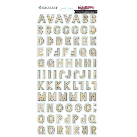 49 and Market Vicki Boutin Paper Trail Alphabet Stickers
