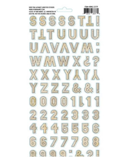 49 and Market Vicki Boutin Paper Trail Alphabet Stickers