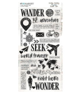 49 and Market - Vintage Artistry Anywhere Collection - Washi Tape Sheet
