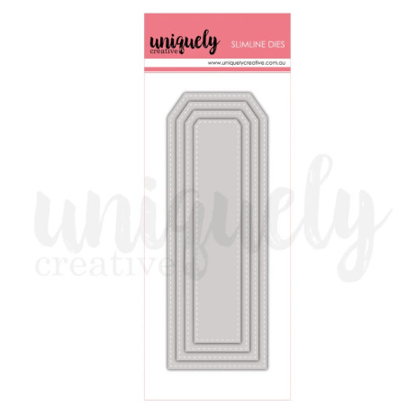 Uniquely Creative Slim Stitched Nesting Tag Die