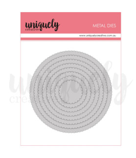 Uniquely Creative Scalloped Nesting Circle Cutting Die