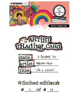 Studio Light - Art by Marlene See Through Stamp - Artist Trading Card