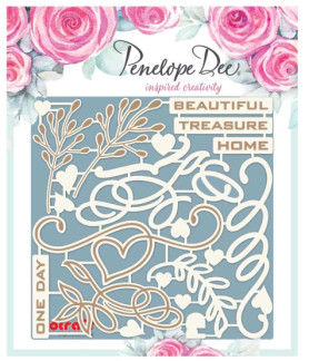 Penelope Dee - Botanica - Beautiful Botanica Wood Chip Embellishment