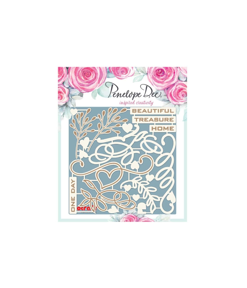 Penelope Dee - Botanica - Beautiful Botanica Wood Chip Embellishment