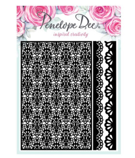 Penelope Dee - Milla Grace Lovely Lace ChipBoard