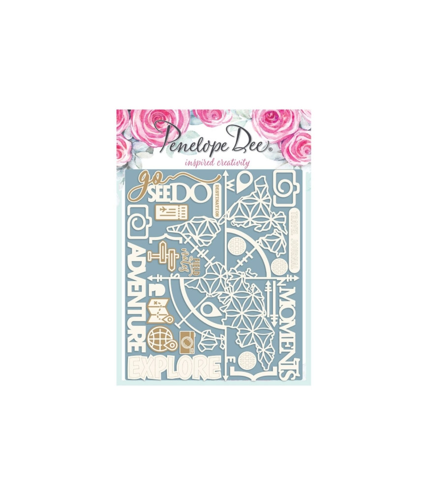 Penelope Dee - Explore Word Sentiments Chipboard