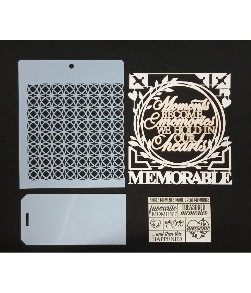 Penelope Dee - Petals and Sage - Bundle With A Stencil And A Tag Template