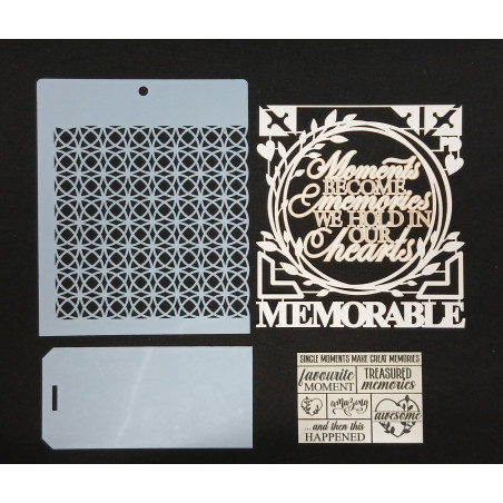 Penelope Dee - Petals and Sage - Bundle With A Stencil And A Tag Template