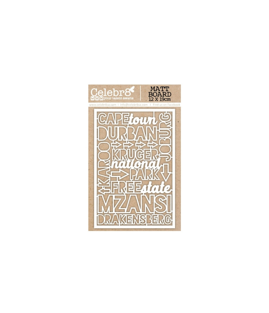 Celebr8 - Chipboard Cities