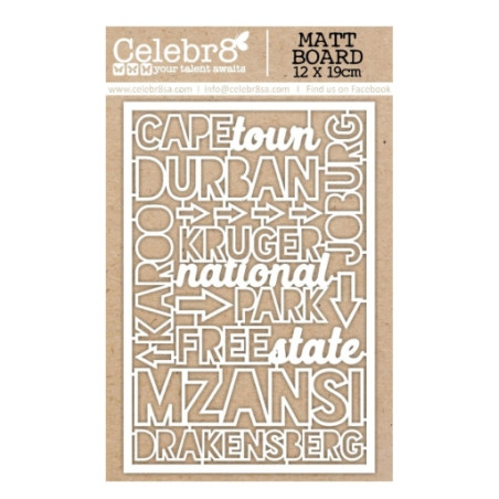 Celebr8 - Chipboard Cities