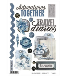 Penelope Dee - Serendipity Stickers With Kraft Backing