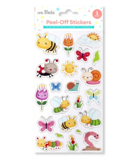 Peel Off Stickers - Garden Buddies, Approx 18 x 10.6cm, 1 sheet