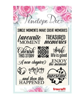 Penelope Dee - Petals and Sage Acrylic Journal Strips
