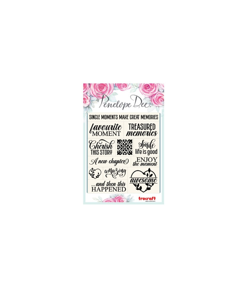 Penelope Dee - Petals and Sage Acrylic Journal Strips