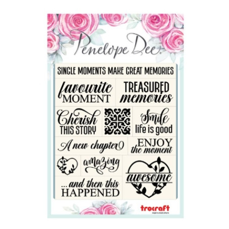 Penelope Dee - Petals and Sage Acrylic Journal Strips