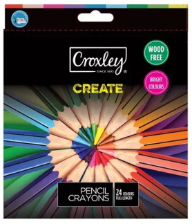 Croxley Create - Colouring Pencils 24Pc