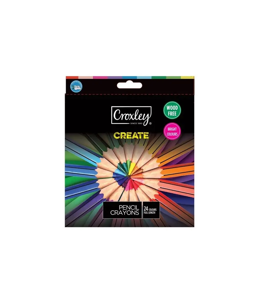 Croxley Create - Colouring Pencils 24Pc