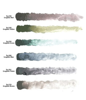 Gansai Tambi - Watercolour Set 6 Pc - Graphite Colours