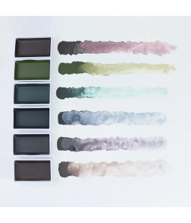 Gansai Tambi - Watercolour Set 6 Pc - Graphite Colours