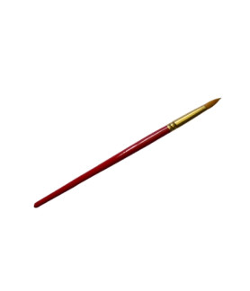 Eve - Serviette Round Red Brush 1/2"