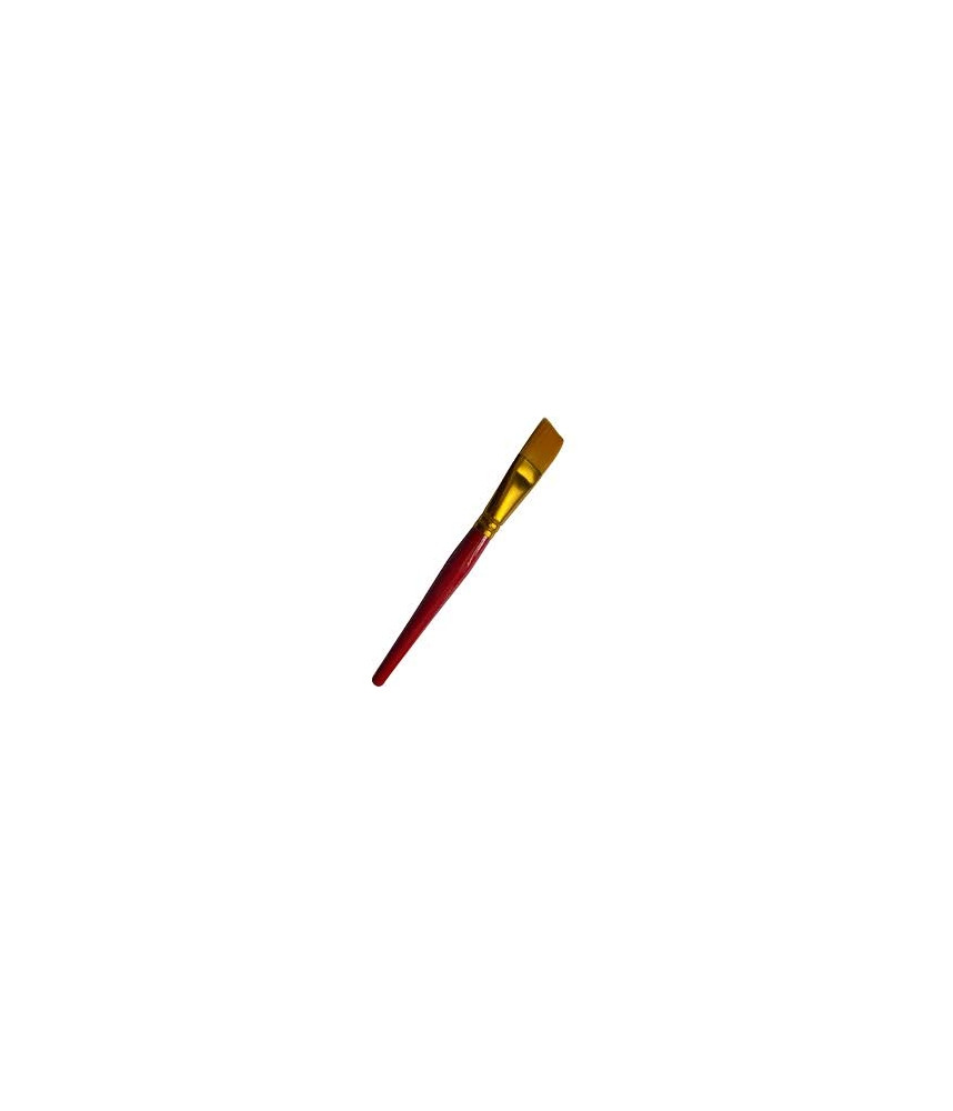EVE Serviette Red Brush- 3/4 Flat