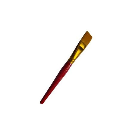 EVE Serviette Red Brush- 3/4 Flat