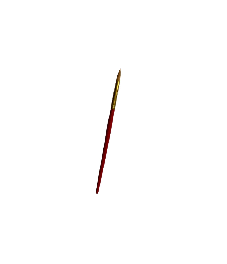 EVE Serviette Red Brush- 1/4 Round