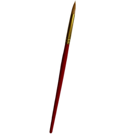 EVE Serviette Red Brush- 1/4 Round