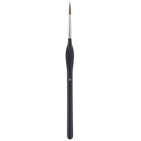 Synthetic Red Sable Brush- 6 Round
