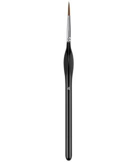 Synthetic Red Sable Brush- 4 Round