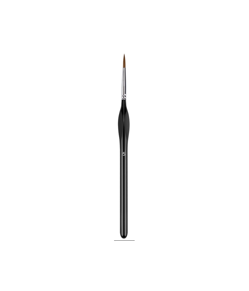 Synthetic Red Sable Brush- 5 Round