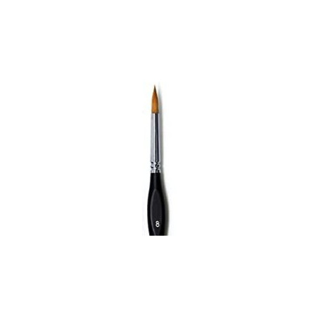 Synthetic Red Sable Brush- 8 Round