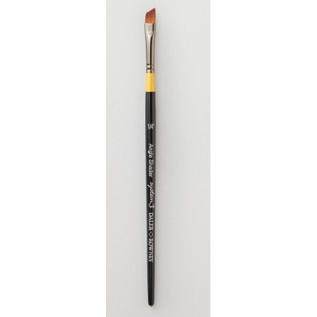 Daler and Rowney - System3 Short Handle Brush Angle Shader 1/4