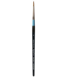 Daler and Rowney - Aquafine  Sable Short Handle Round Brush - 4