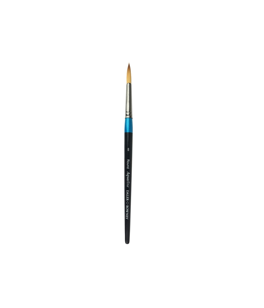 Daler and Rowney - Aquafine Sable Short Handle Round Brush 8