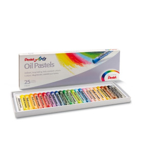 Pentel Oil Pastels 25 Colours