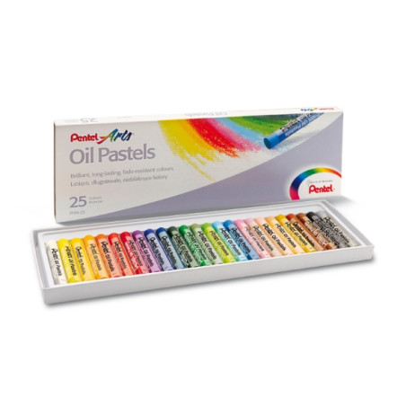 Pentel Oil Pastels 25 Colours
