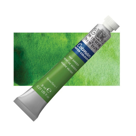 Winsor and Newton Cotman Watercolour 8ml Tube - Sap Green