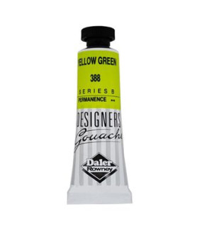 Daler Rowney Designers Gouache 15ml Yellow Green 388