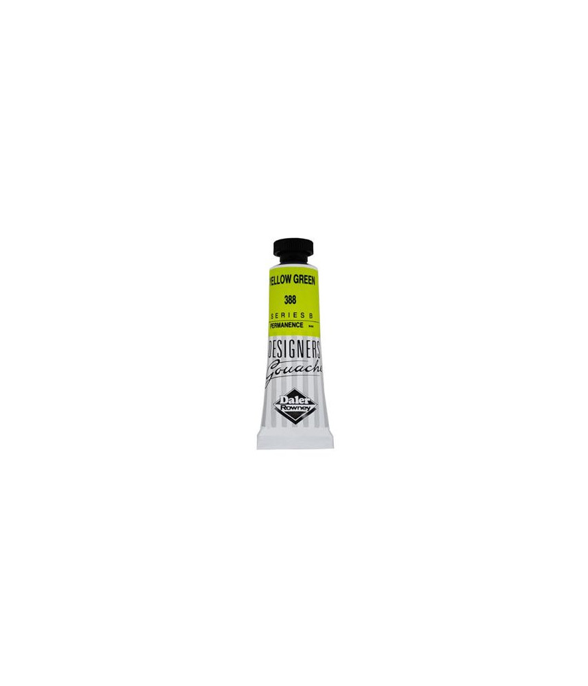 Daler Rowney Designers Gouache 15ml Yellow Green 388