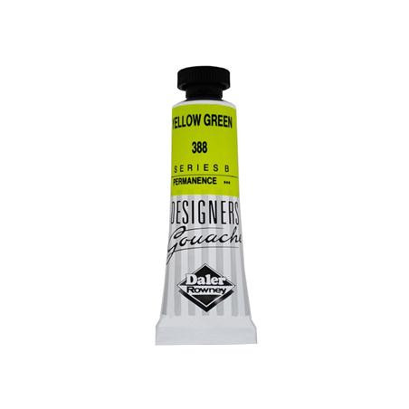 Daler Rowney Designers Gouache 15ml Yellow Green 388
