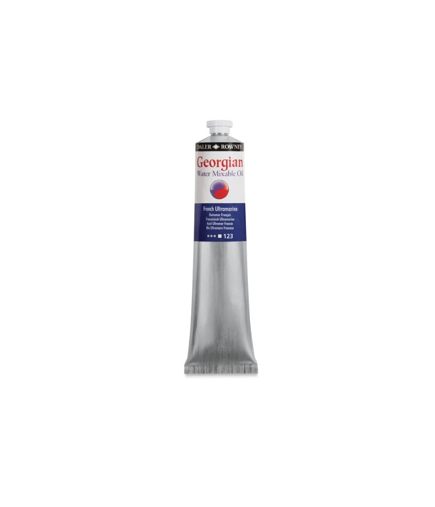Daler Rowney Georgian Water Mixable Oil Paint 37ml - French Ultramarine 123