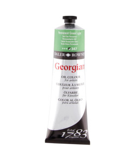 Daler Rowney Georgian Oil Color 75ml Tube - Permanent Light Green 347