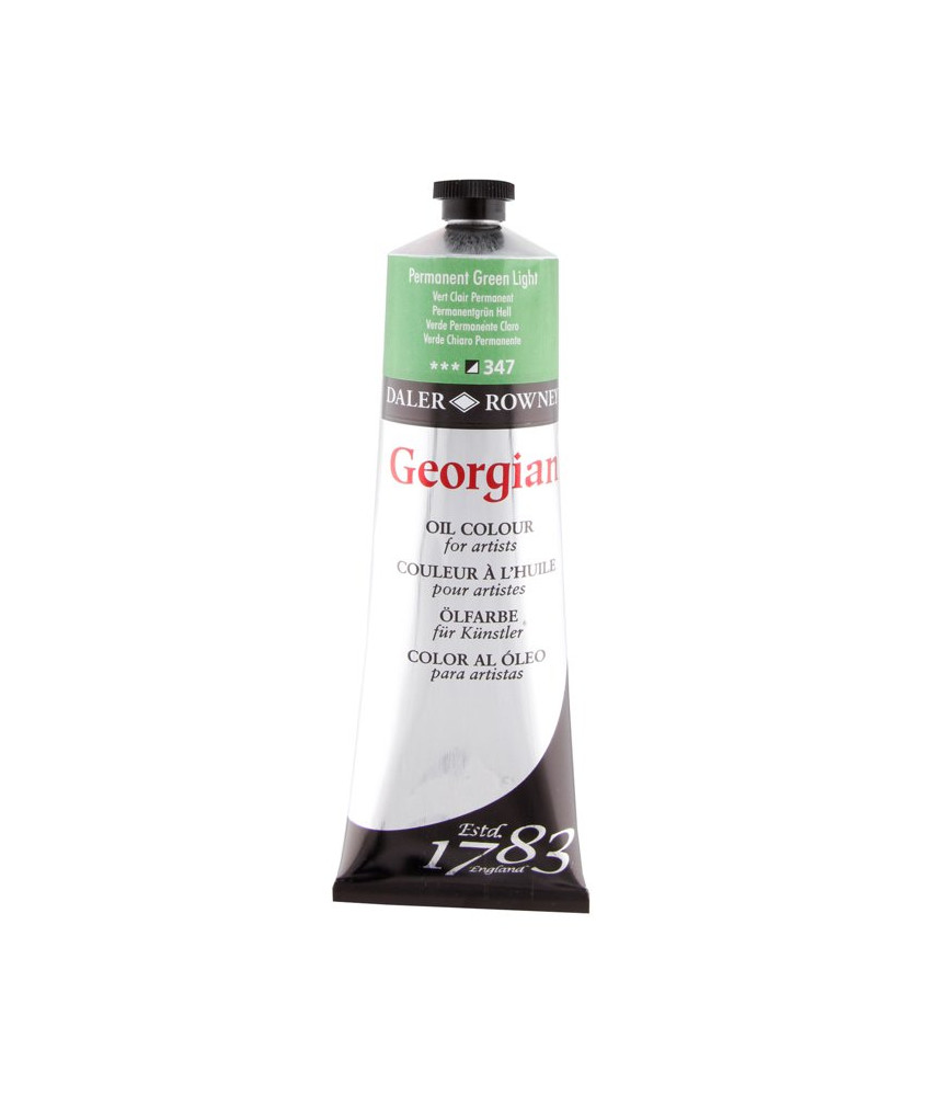 Daler Rowney Georgian Oil Color 75ml Tube - Permanent Light Green 347