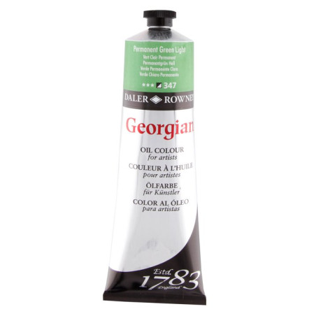 Daler Rowney Georgian Oil Color 75ml Tube - Permanent Light Green 347