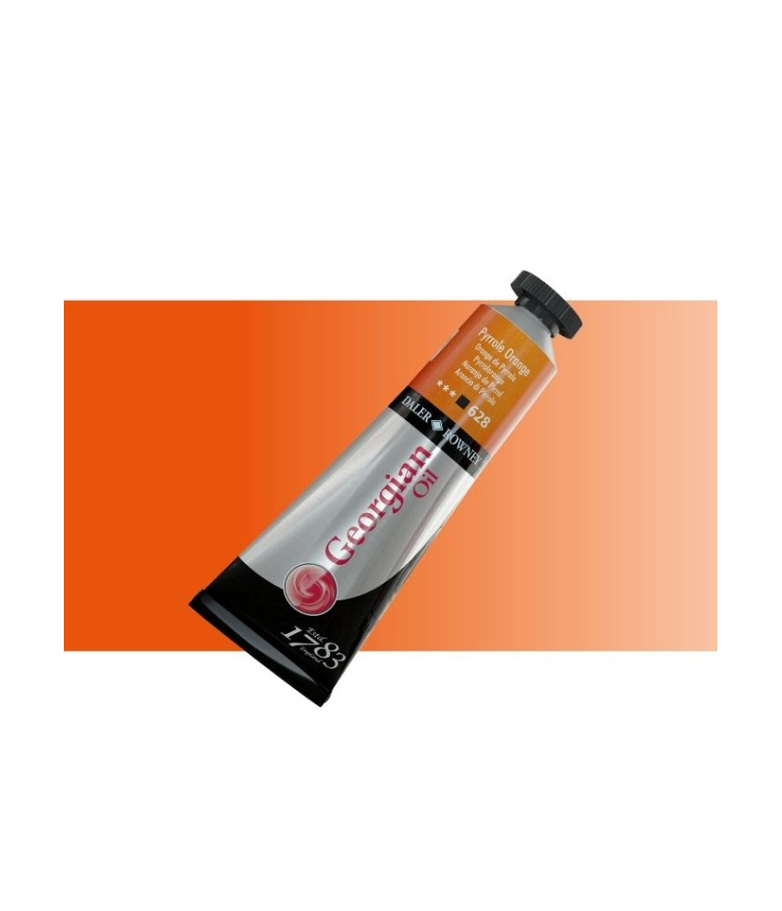Daler Rowney Georgian Oil 38ml 628 Pyrrole Orange