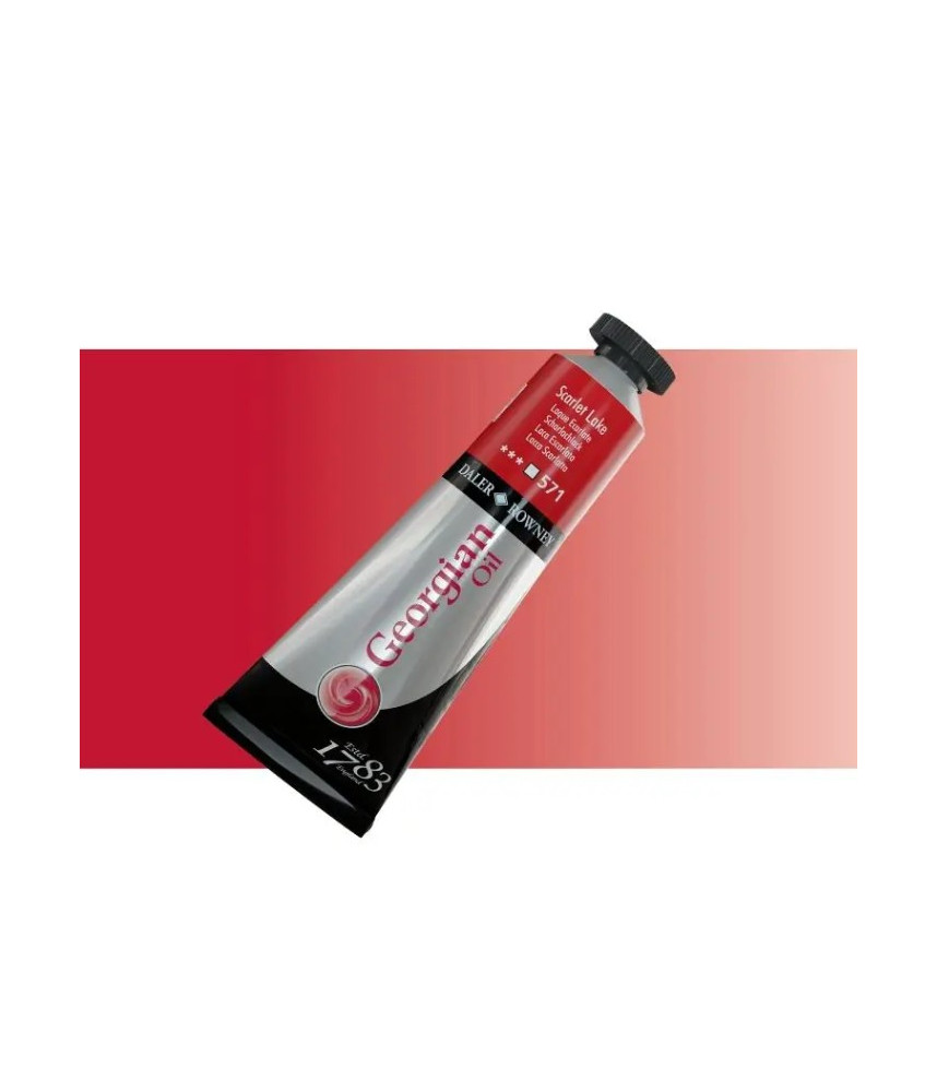 Daler Rowney Georgian Oil 38ml 571 Scarlet Lake